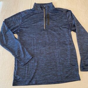 Liberty Pro Heathered Blue Performance Quarter Zip